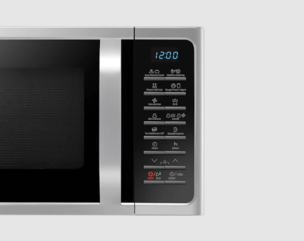 SAMSUNG MC28H5015CS vrijstaande microgolfoven - combi - 30cm