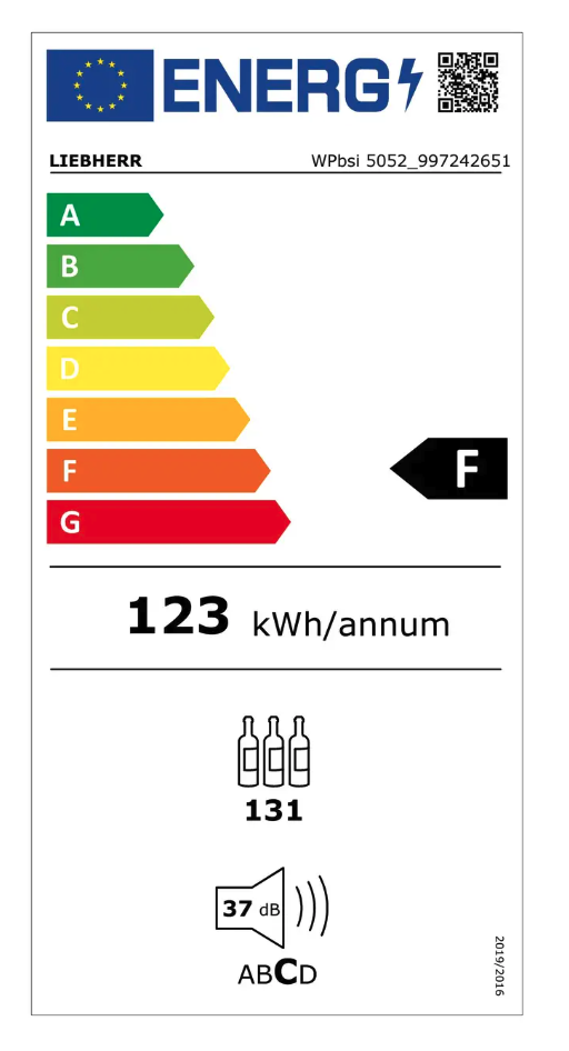 LIEBHERR WPBSI505221 vrijstaande wijnklimaatkast