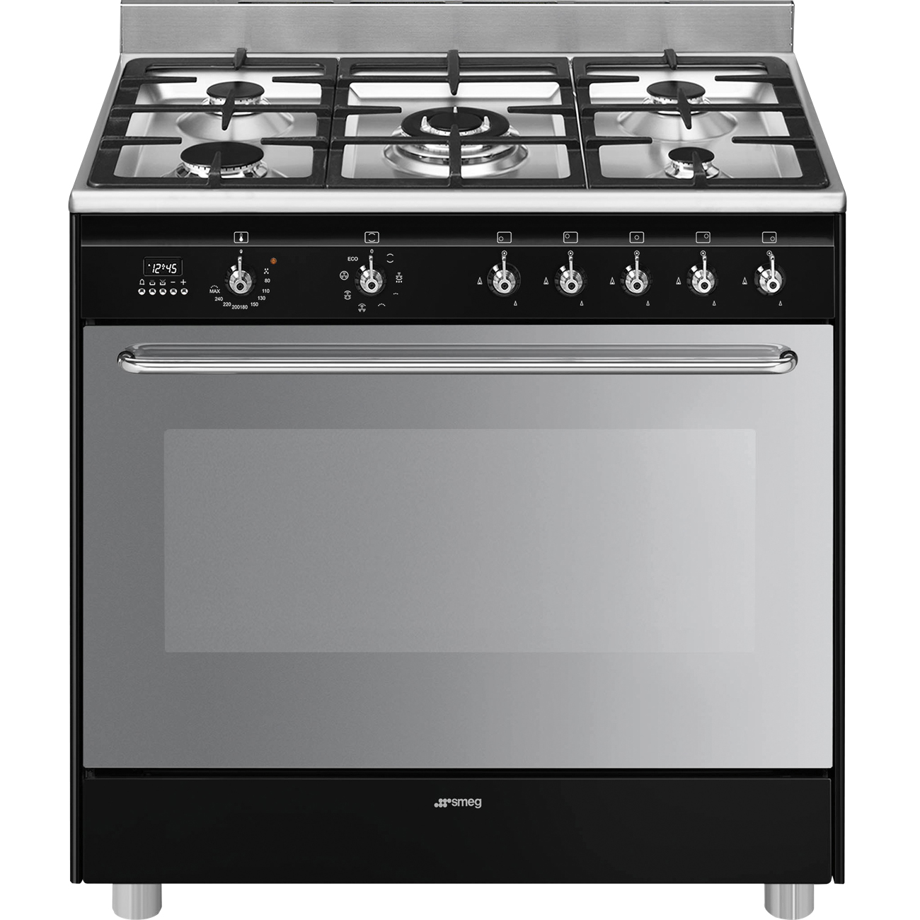SMEG CG90N2 fornuis met gaskookplaat - 90cm