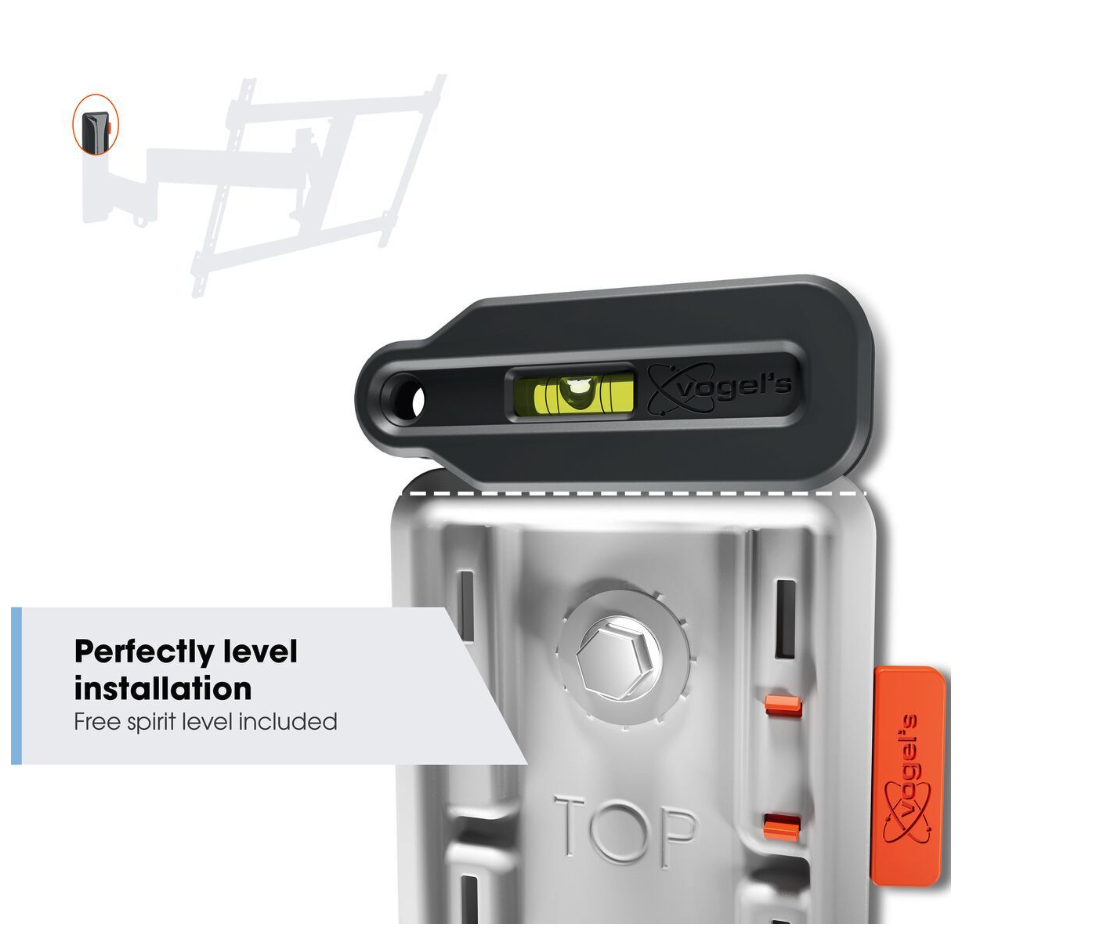 VOGELS TVM3445W draaibare beugel