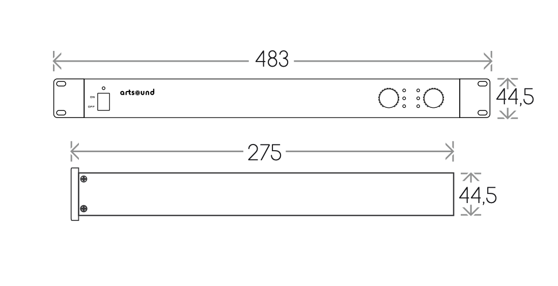 ARTSOUND PRL-1502 versterker