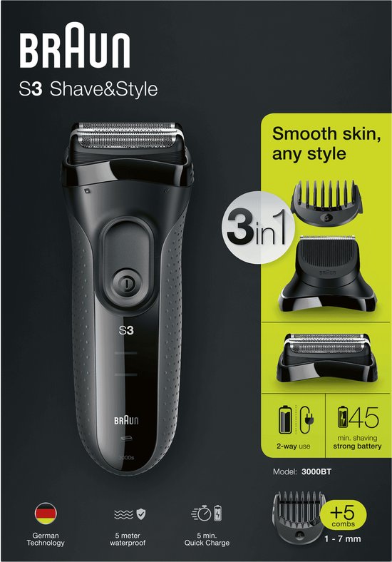 BRAUN GROOMING BGBT3000