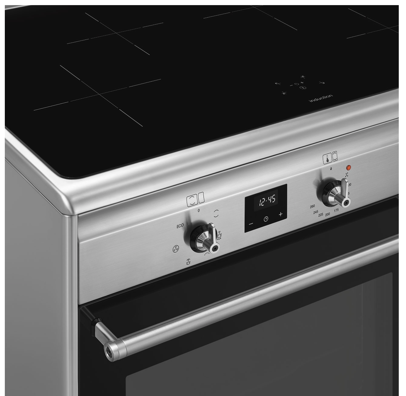 SMEG CX92IM fornuis met inductie kookplaat - 90cm