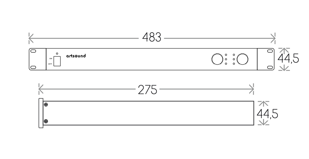ARTSOUND PRL-3002 versterker