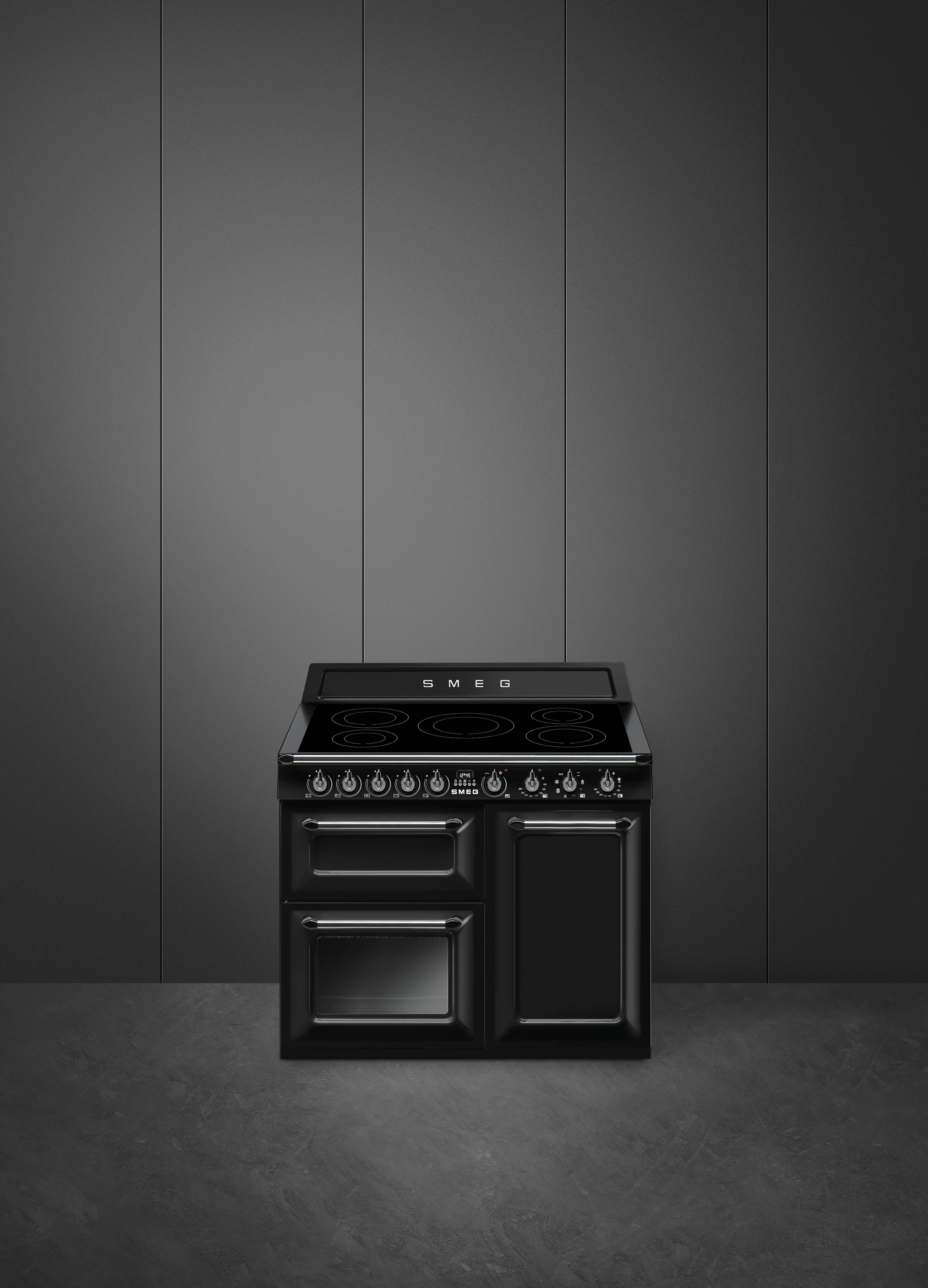 SMEG TR103IBL2 fornuis met inductie kookplaat - 100cm