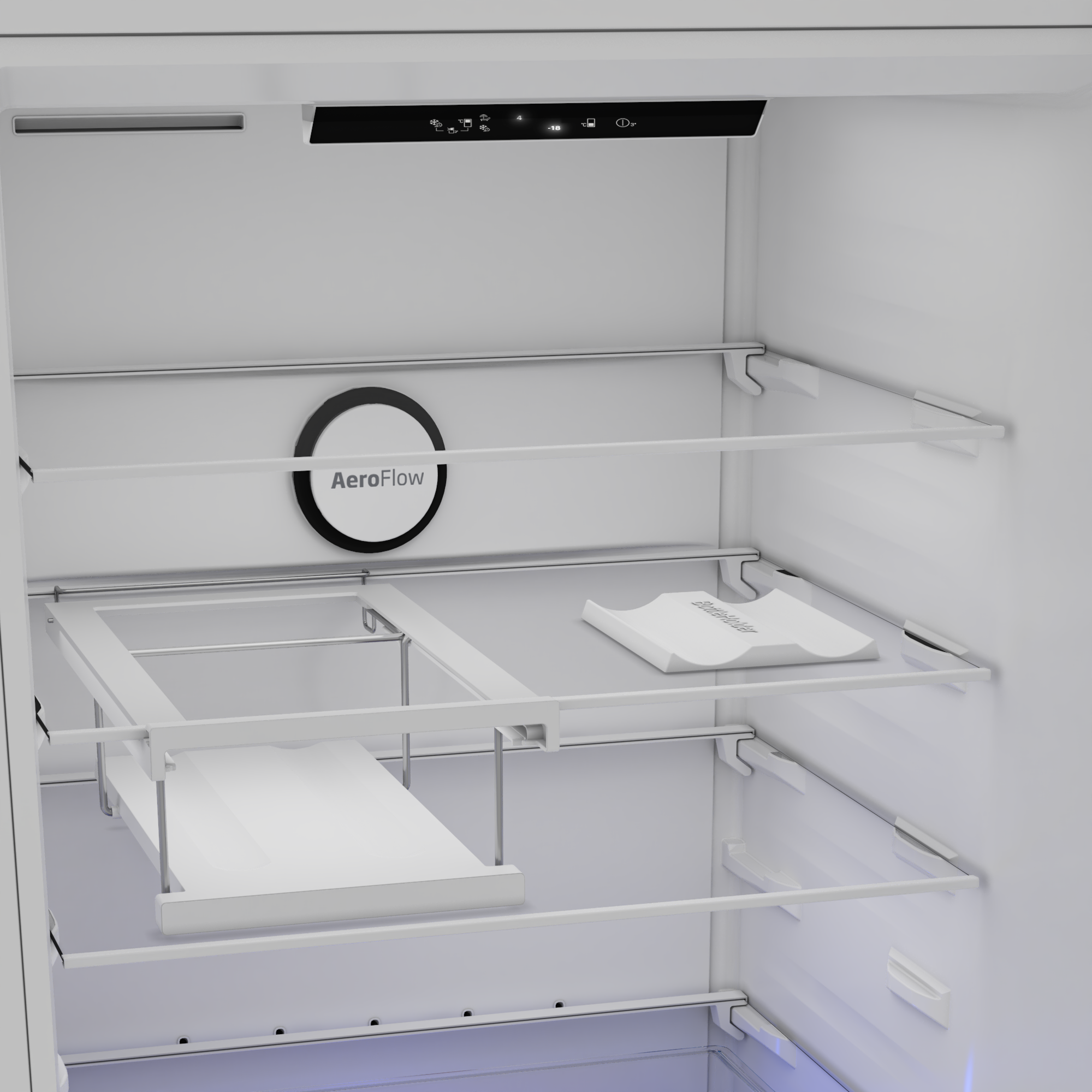 BEKO B7RCNE566HXB vrijstaande koel-/vriescombinatie - 192cm