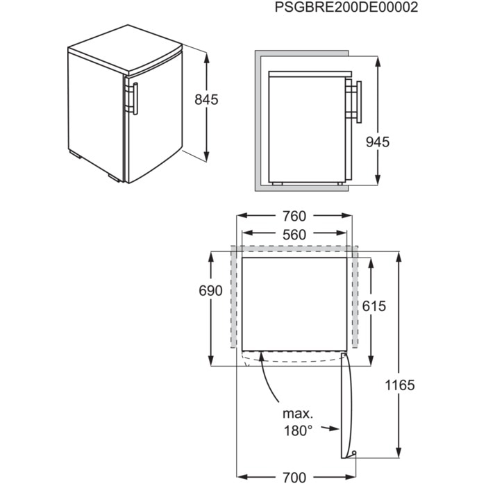 AEG ATB48E1AW 6000 vrijstaande vriezer - 85cm AEG ATB48E1AW 6000 vrijstaande vriezer - 85cm