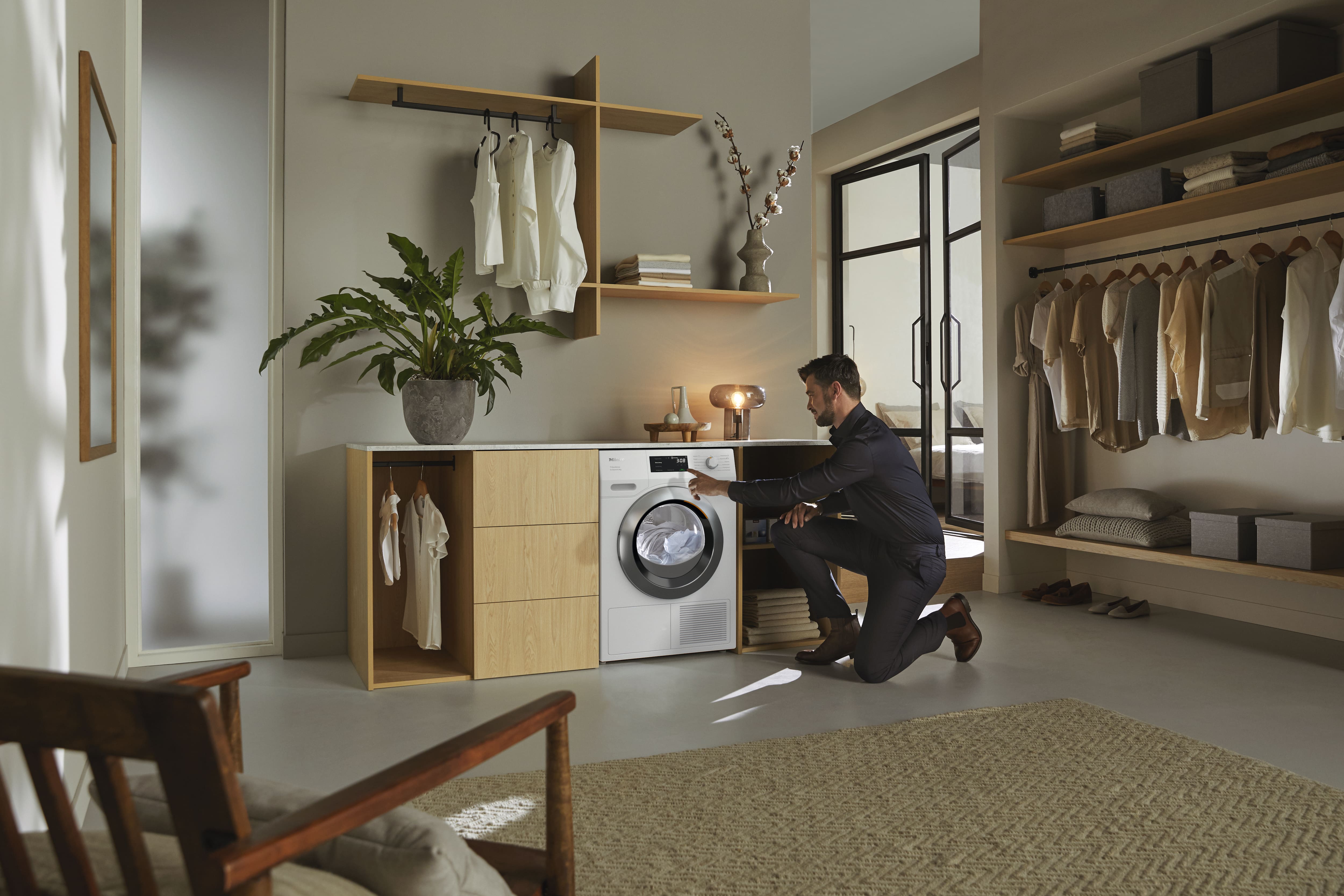 MIELE TEH795WP CHROME EDITION droogkast - warmtepomp