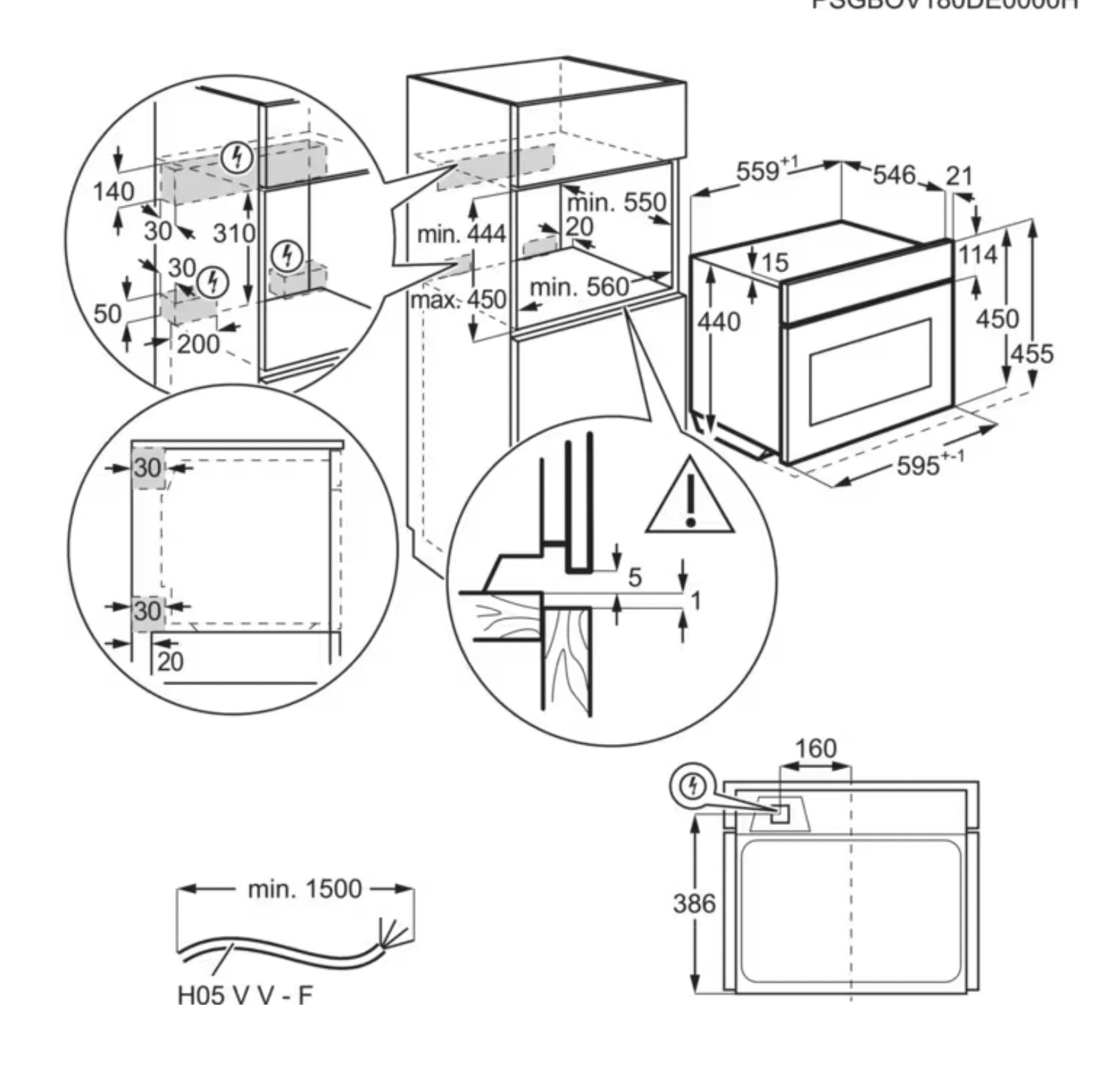 ELECTROLUX KVLFE46X 800 microgolfoven - combi - 45cm